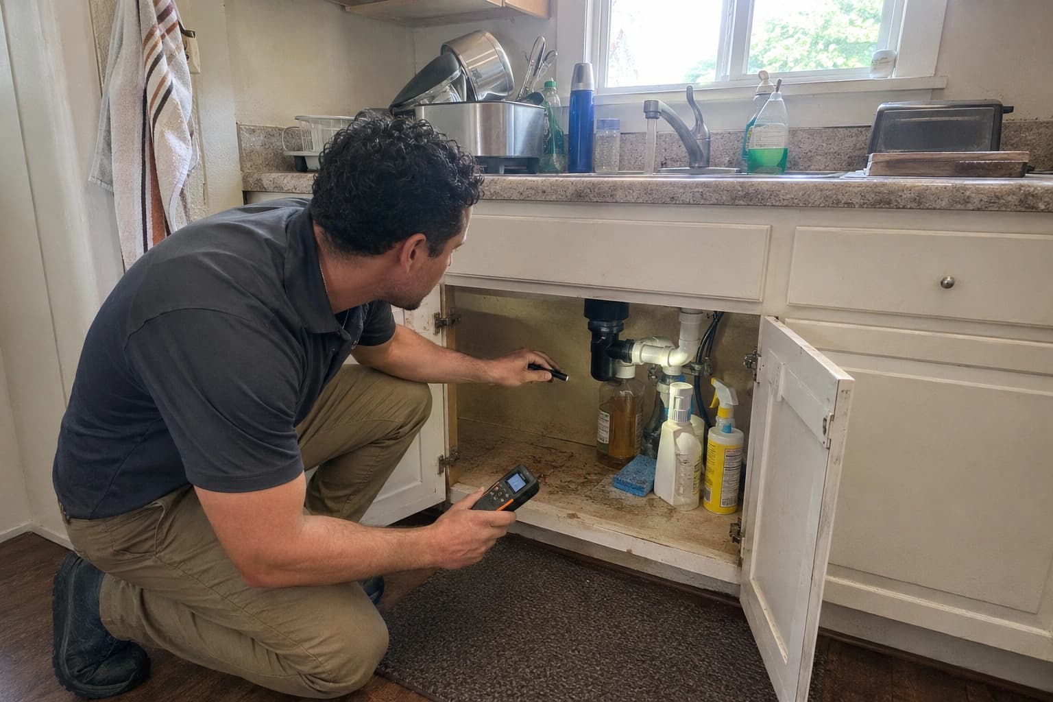 Mold Inspection support for a home in Antioch California